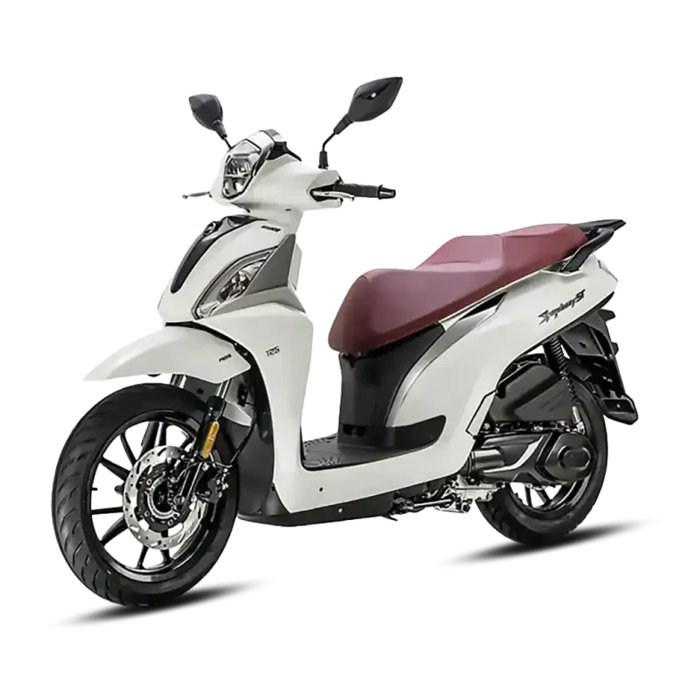 Rent a scooter in Parga - Two Wheels Moto Rent | Symphony_ST125 white